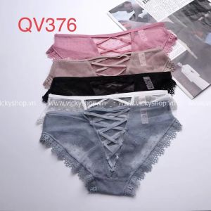 QV376 (6 Màu) Đen tím hồng