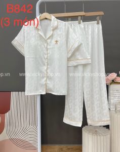 B842 XKP (3 món) Lụa xước