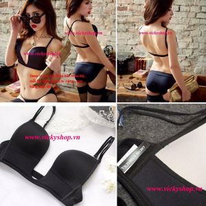 V281 Đen (Deep U bra Set)